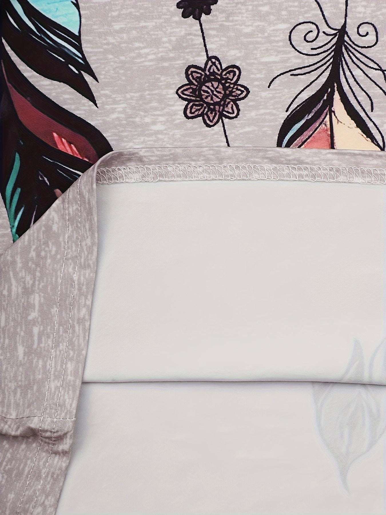 Floral Print Women's Casual Loose-Fit Sleeveless Blouse - Button Detail, Machine Washable Round Neck Top for All-Season Wear, Versatile Clothing, Nontransparent Fabric