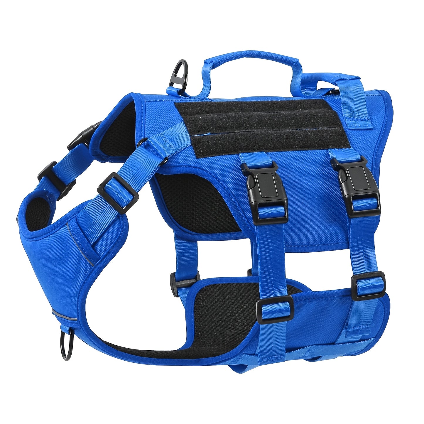 Escape-Proof Dog Harness with Reflective No-Pull Design, Soft Padded Full Body Vest, Adjustable Straps & Dual Handles for Large Dogs - Ideal for Walking, Hiking & Training