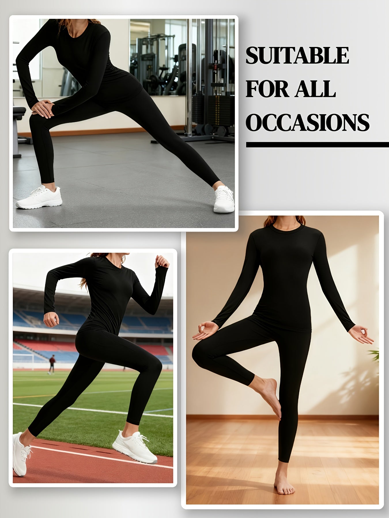 Women's Hyperelastic ThermallyInsulated Pajama Set And Premium Loungewear Sleepwear Spandex