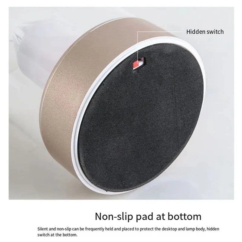 Rechargeable LED Flameless Candle Night Light With Manual Sensor Lamp