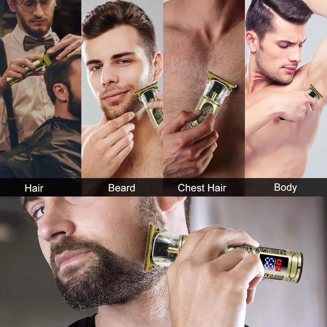 SEJOY Electric Hair Clipper Cordless Precision Trimmer For Men With 1200mAh Battery And 90 Minute Runtime-A