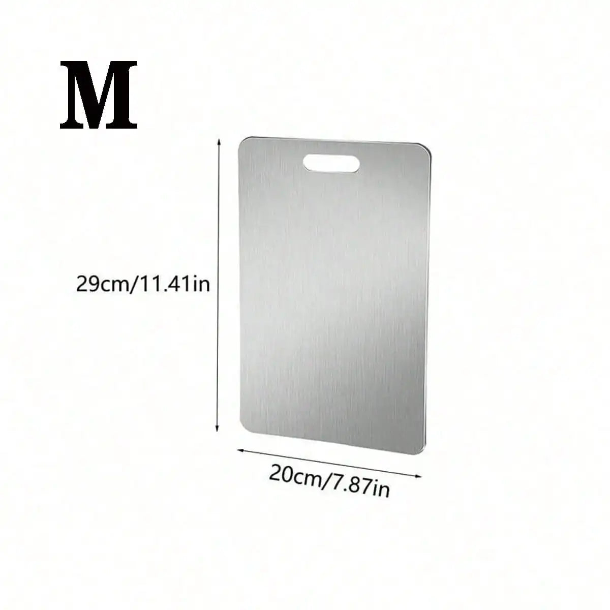 Titanium And 304 Stainless Steel Cutting Board Antibacterial Kitchen Non Slip Durable Surface-A