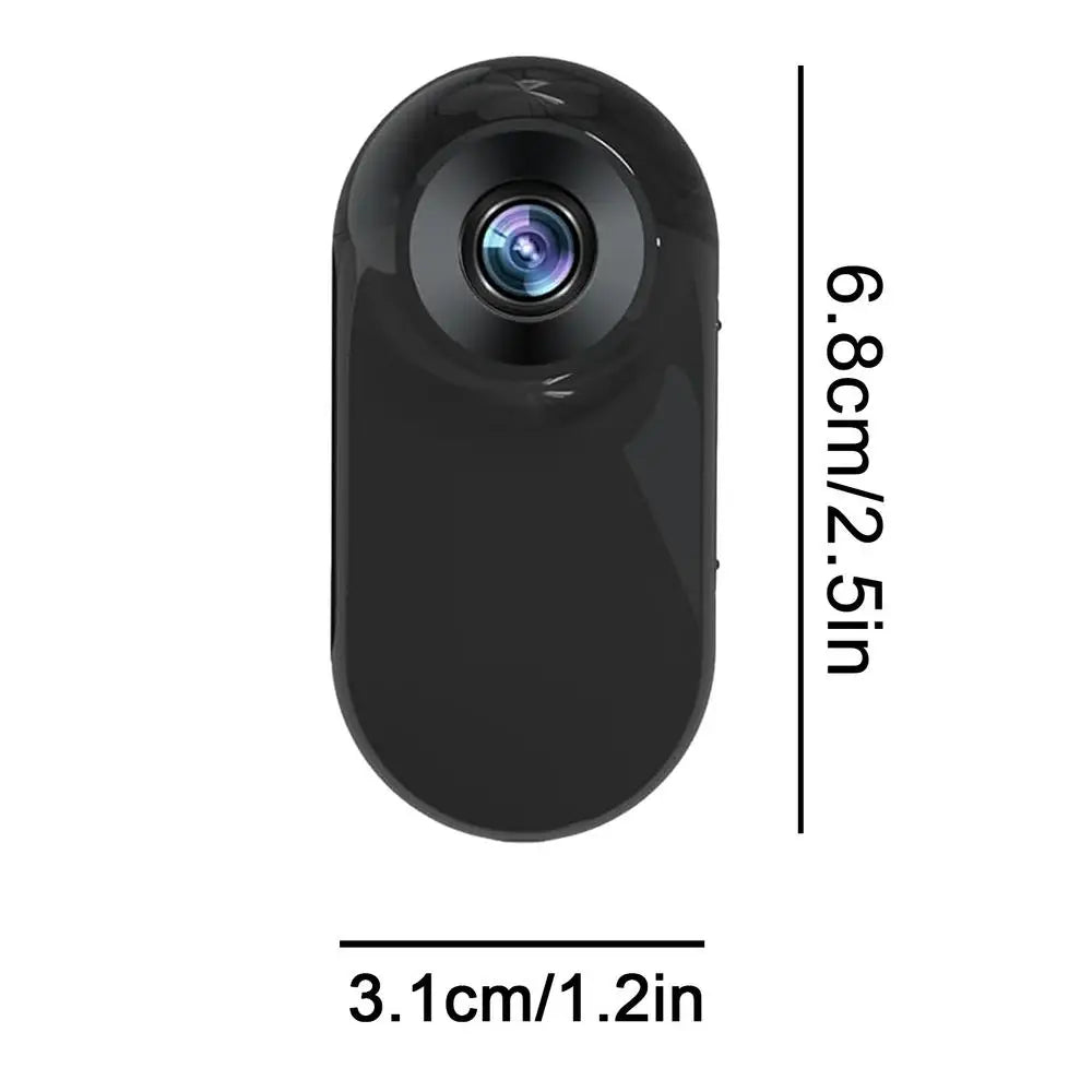 Pet Collar Camera HD 1080p Mini With Screen For Outdoor Recording Built In 0.96 Inch LCD-A