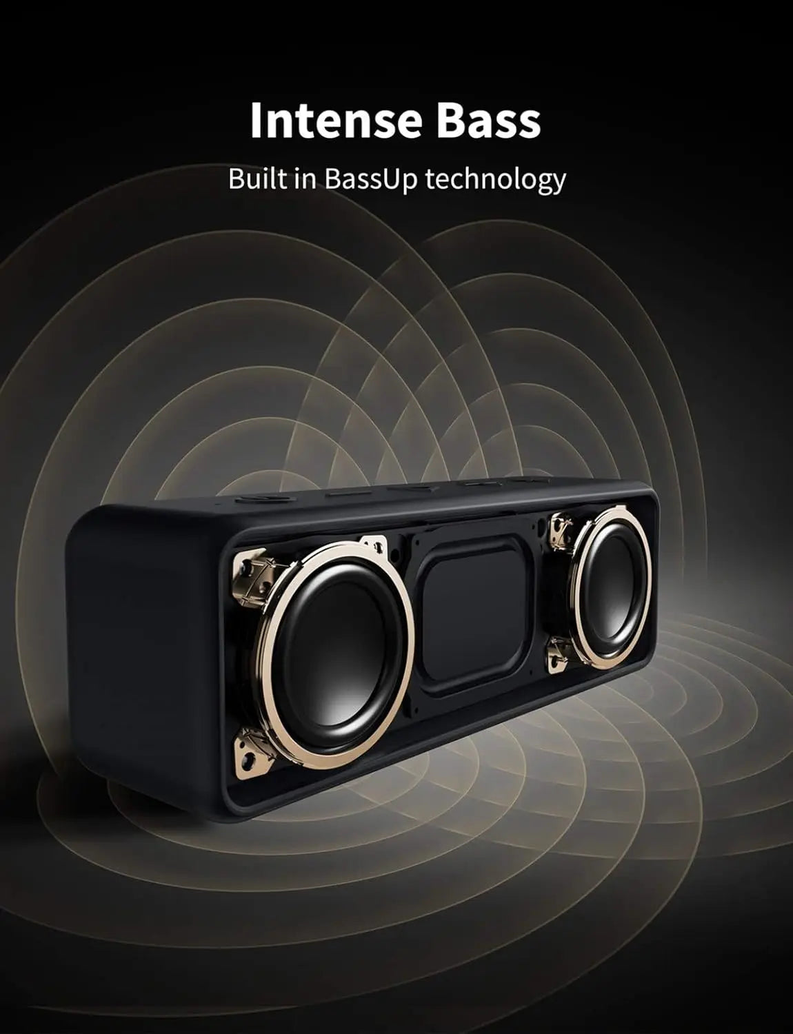 Anker Soundcore 2 Portable Bluetooth Speaker Waterproof IPX7 Refurbished With 24 Hours Playback-A