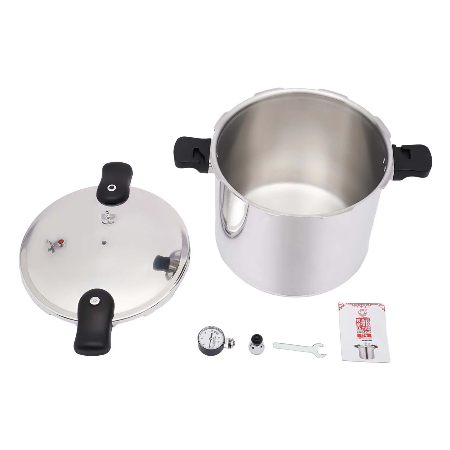 Explosion Proof Aluminum Pressure Cooker For Gas Stoves 90 KPa