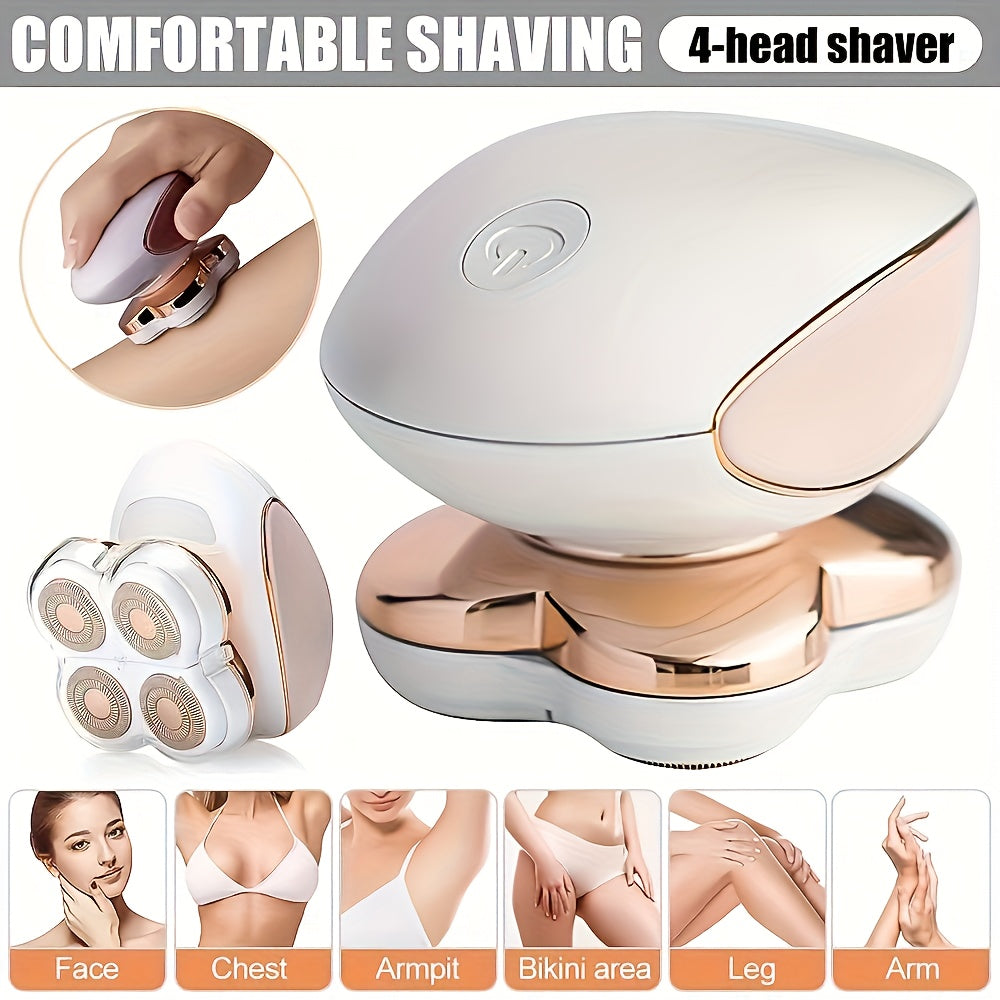 Elegant Trimmi FourHeaded 360 Degree AllInOneShaver and Hair Clipper Rechargeable