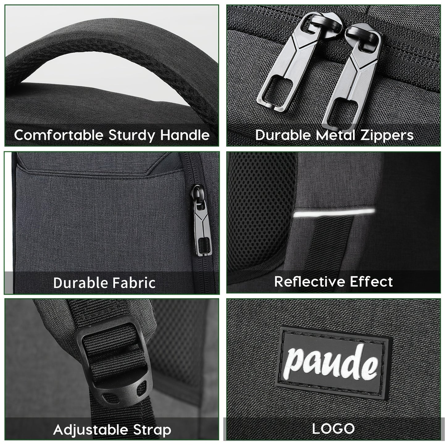 Durable Polyester Laptop Backpack With USB Port TSA-Compliant And Machine Washable