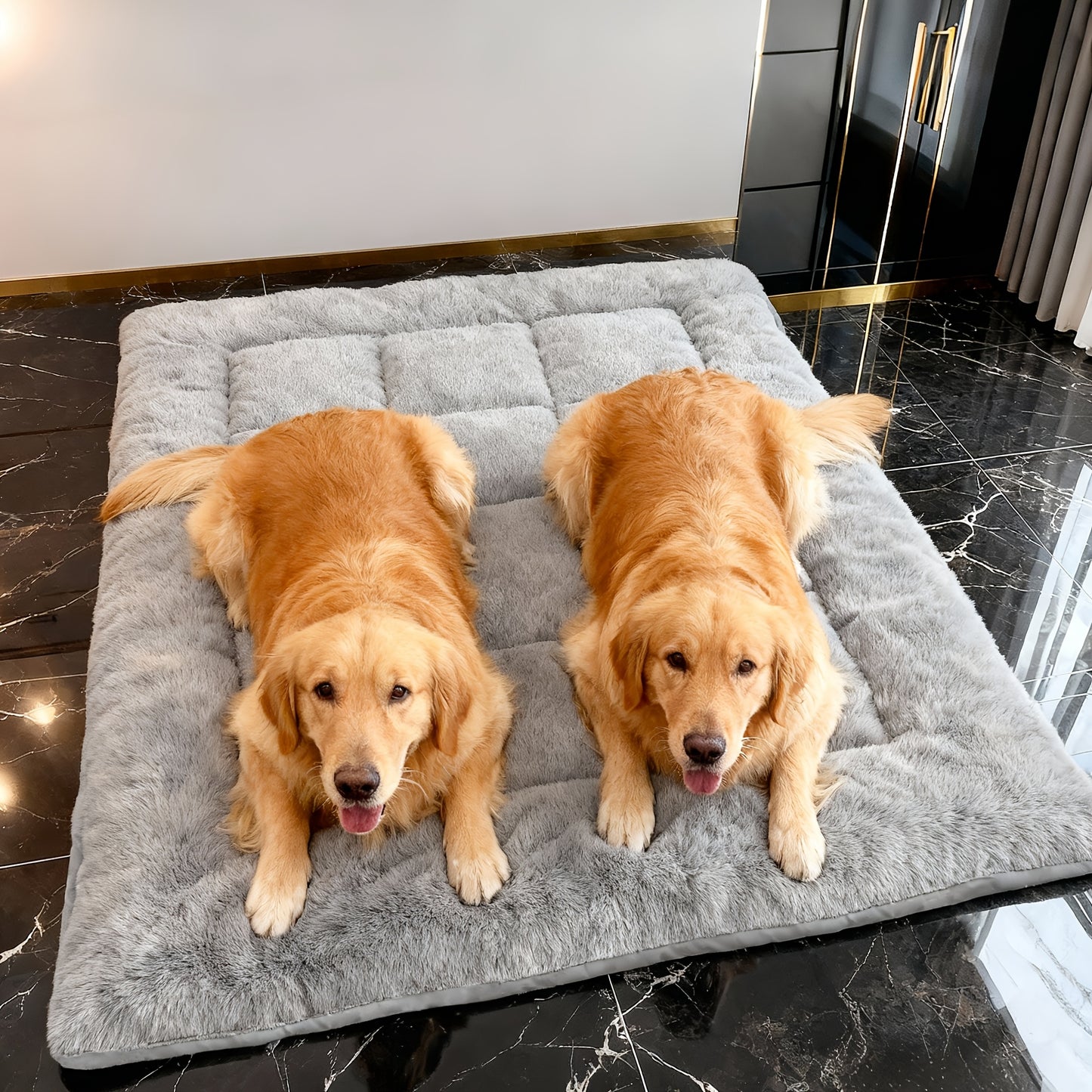 KTABEDDING Winter Thickened Dog Bed Heavy Duty Non Slip Washable