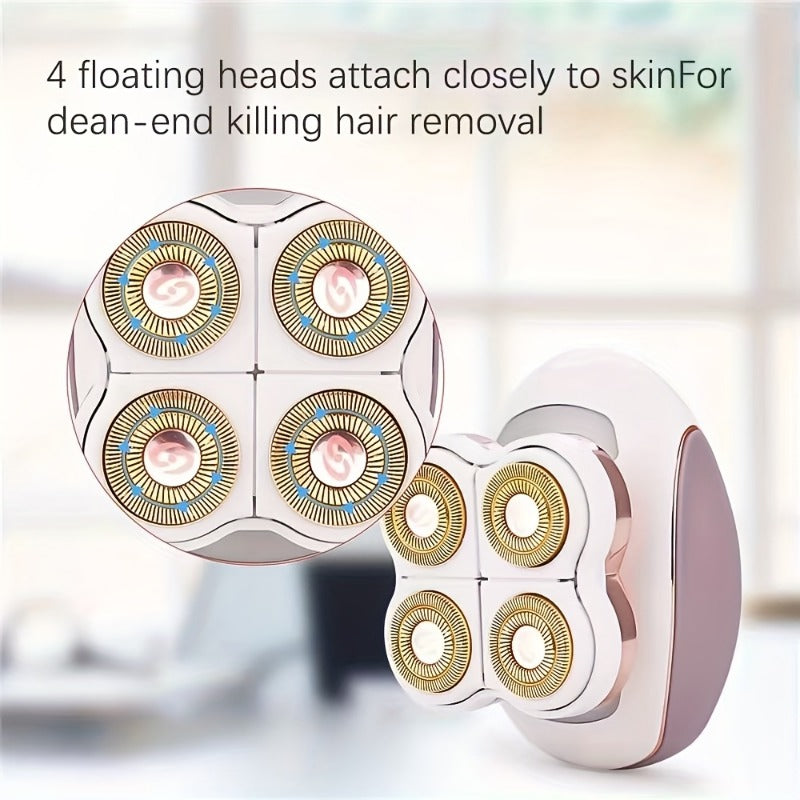 Elegant Trimmi FourHeaded 360 Degree AllInOneShaver and Hair Clipper Rechargeable