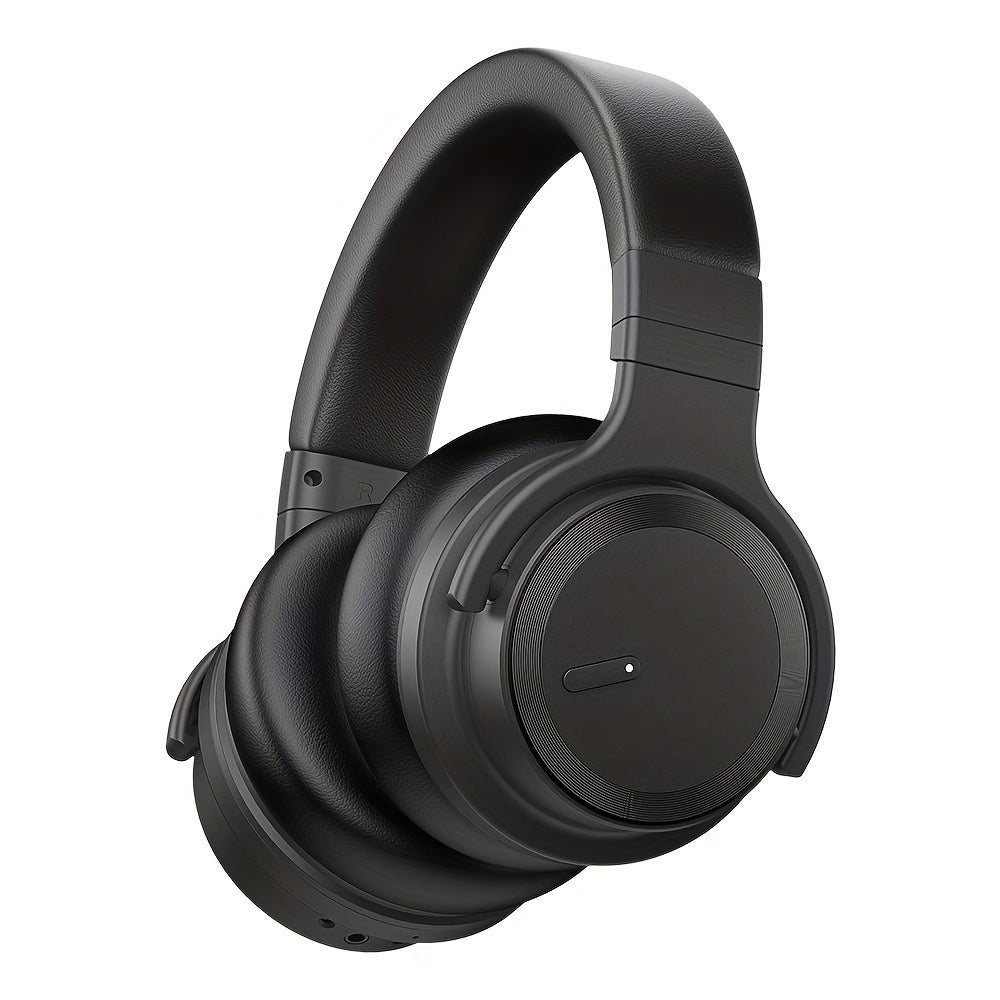 Active Noise Cancelling Headphones Wireless Headphones with Rich Bass, Clear Calls, 30 Hours Playtime, Comfort Fit, Black