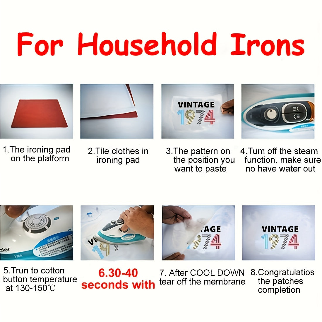 4 Sheets - English Letters - Heat Transfer Printing - Washable And Durable Ironing Transfer Stickers - Suitable for T-shirts, Hoodies, Jeans, Bags - Clothing Accessories - Ironing Paper