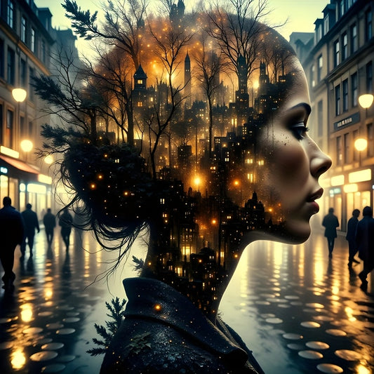 5D DIY Diamond Painting Kit with Round Diamonds - Complete Mosaic Wall Art Craft, Frameless Diamond Beads for 3D Effect, DIY-able for all Skill Levels, &, Home Decoration Gift (Compatible with all Diamond Art Kits)