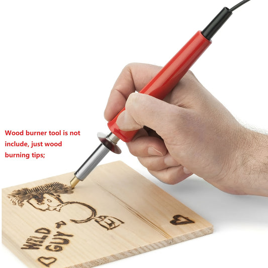 EEEKIT 53 Pieces Wood Burning Set Pyrography Tips Kit