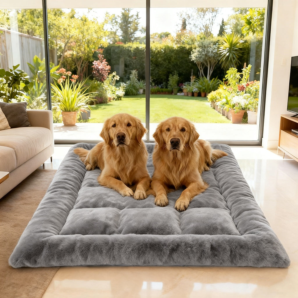 KTABEDDING Winter Thickened Dog Bed Heavy Duty Non Slip Washable