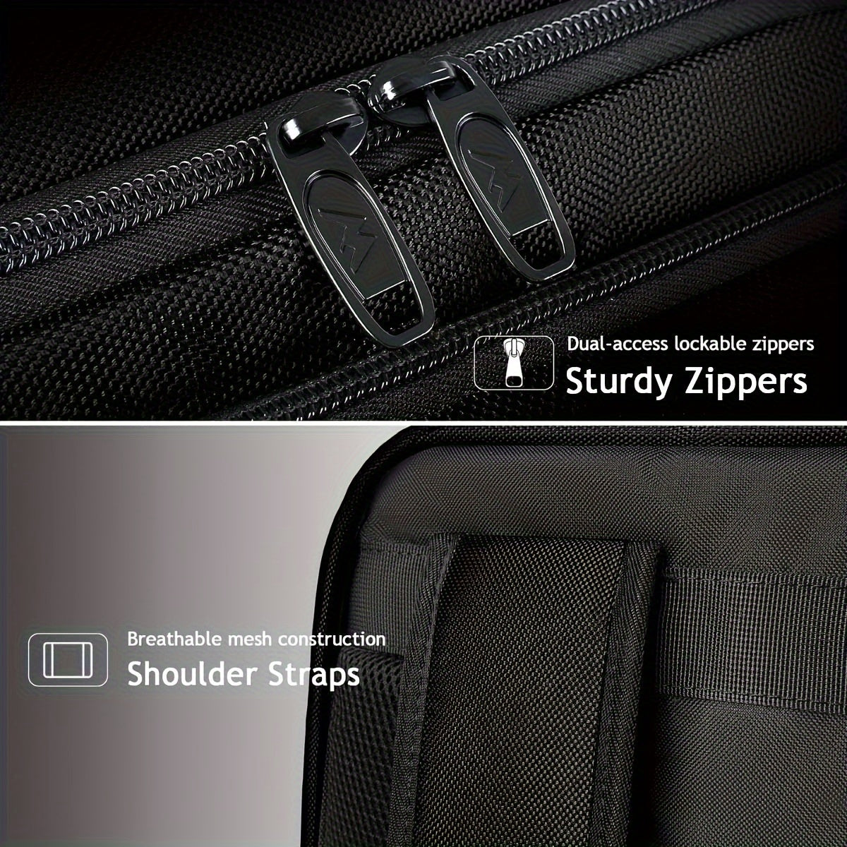 Flight Approved Premium Travel Carry On Backpack With USB Port And Lockable Laptop Compartment