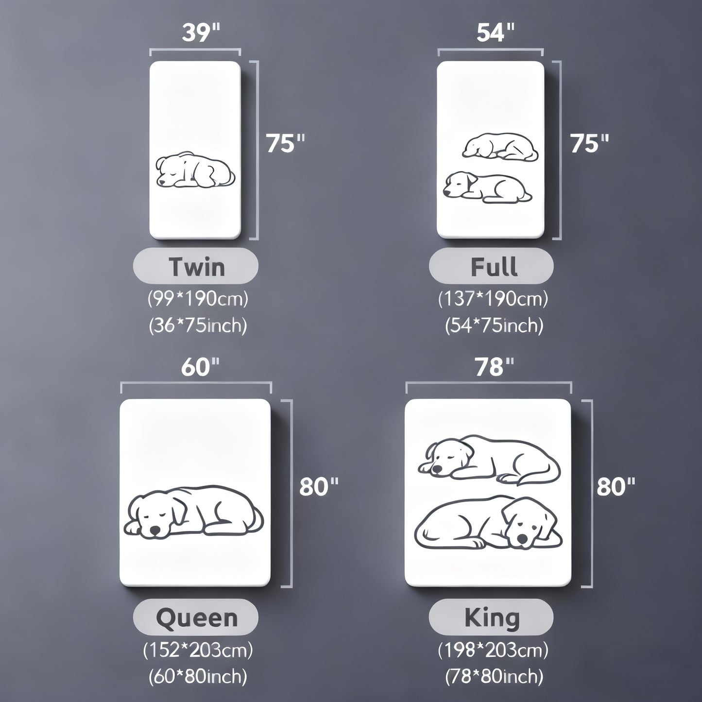 KTABEDDING Winter Thickened Dog Bed Heavy Duty Non Slip Washable