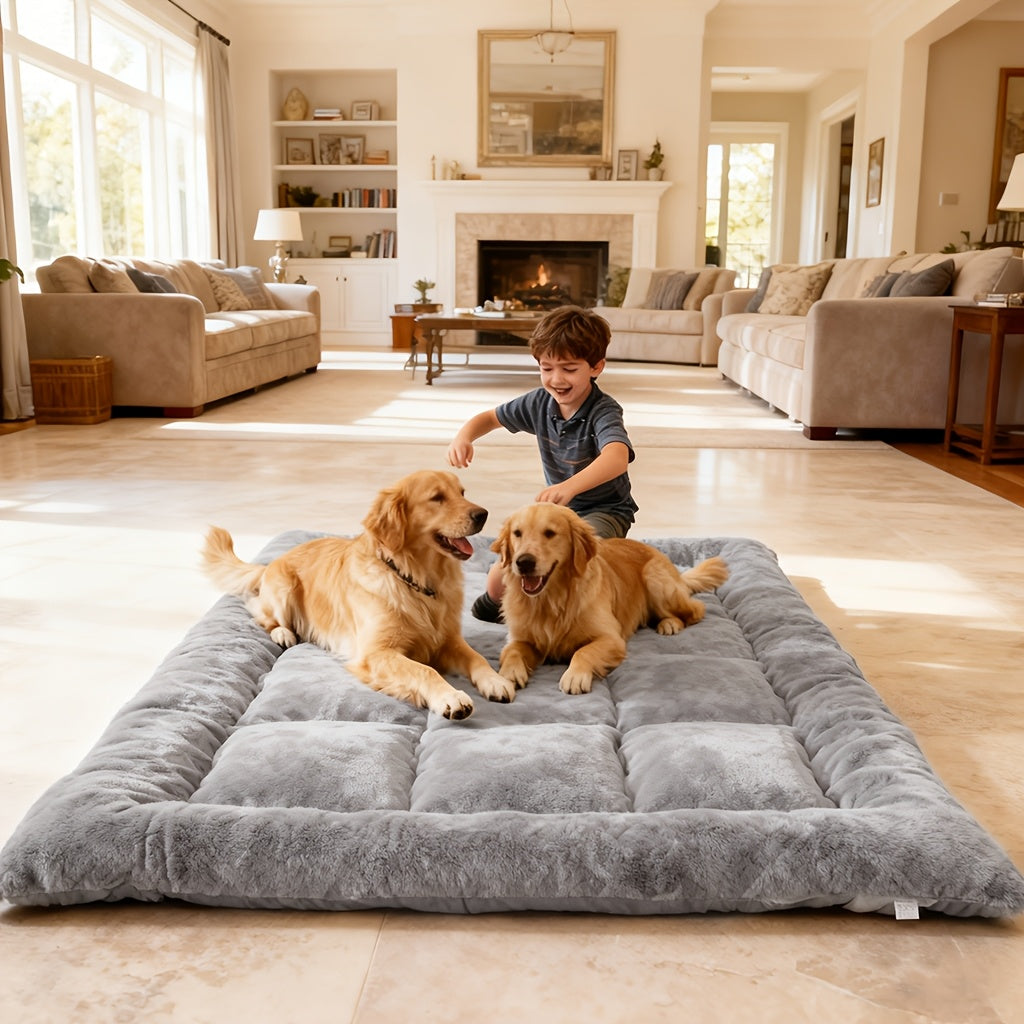 KTABEDDING Winter Thickened Dog Bed Heavy Duty Non Slip Washable