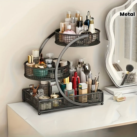 BELITA AMY No Installation Metal Cosmetic Organizer Spiral 3 Tier
