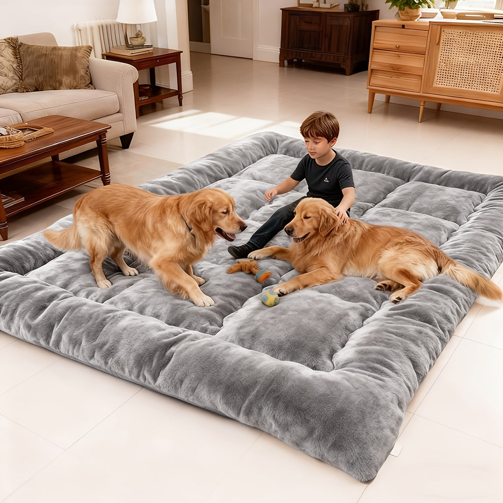 KTABEDDING Winter Thickened Dog Bed Heavy Duty Non Slip Washable