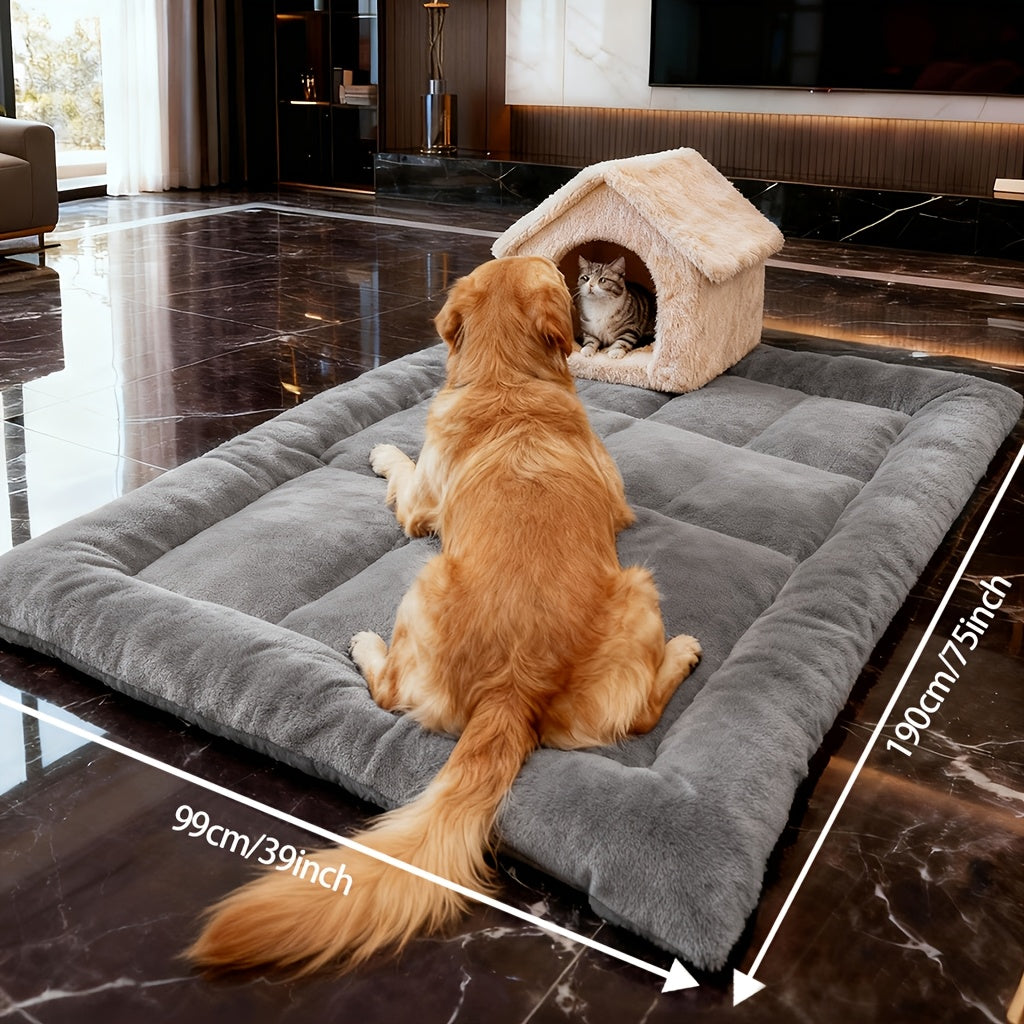 KTABEDDING Winter Thickened Dog Bed Heavy Duty Non Slip Washable