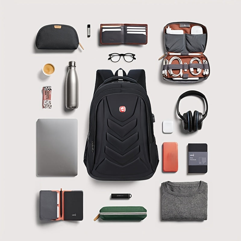 JUMAHE Men And Women Business Backpack Large Capacity Multi Functional Laptop Bag For School And Travel