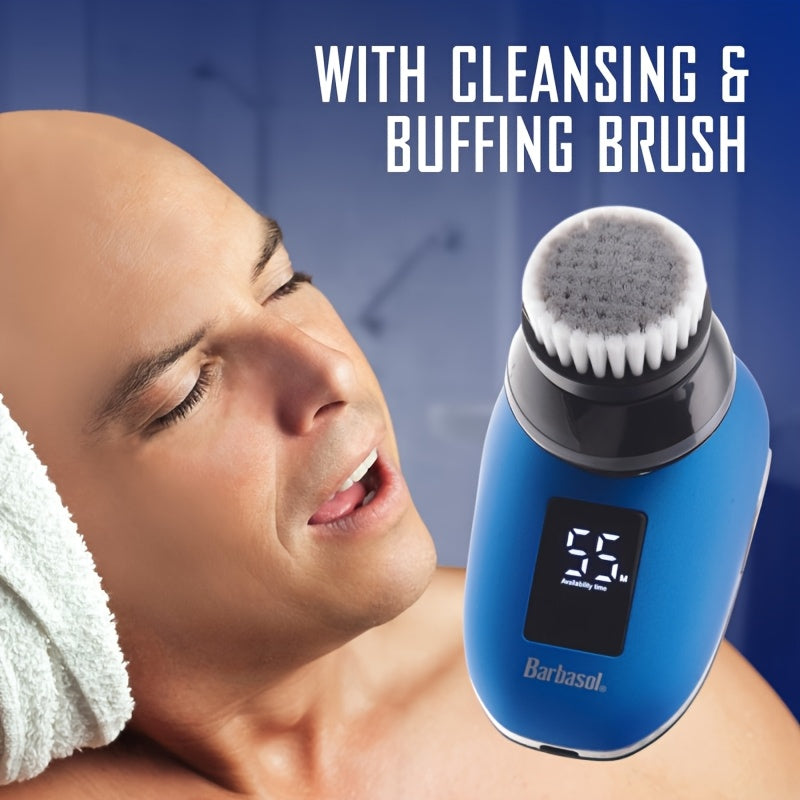 CGECGE 5 In 1 Men's Electric Shaver And Full Head Grooming System USB Charging IPX6 Waterproof Wet Dry