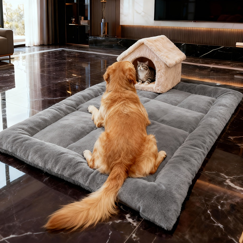 KTABEDDING Winter Thickened Dog Bed Heavy Duty Non Slip Washable