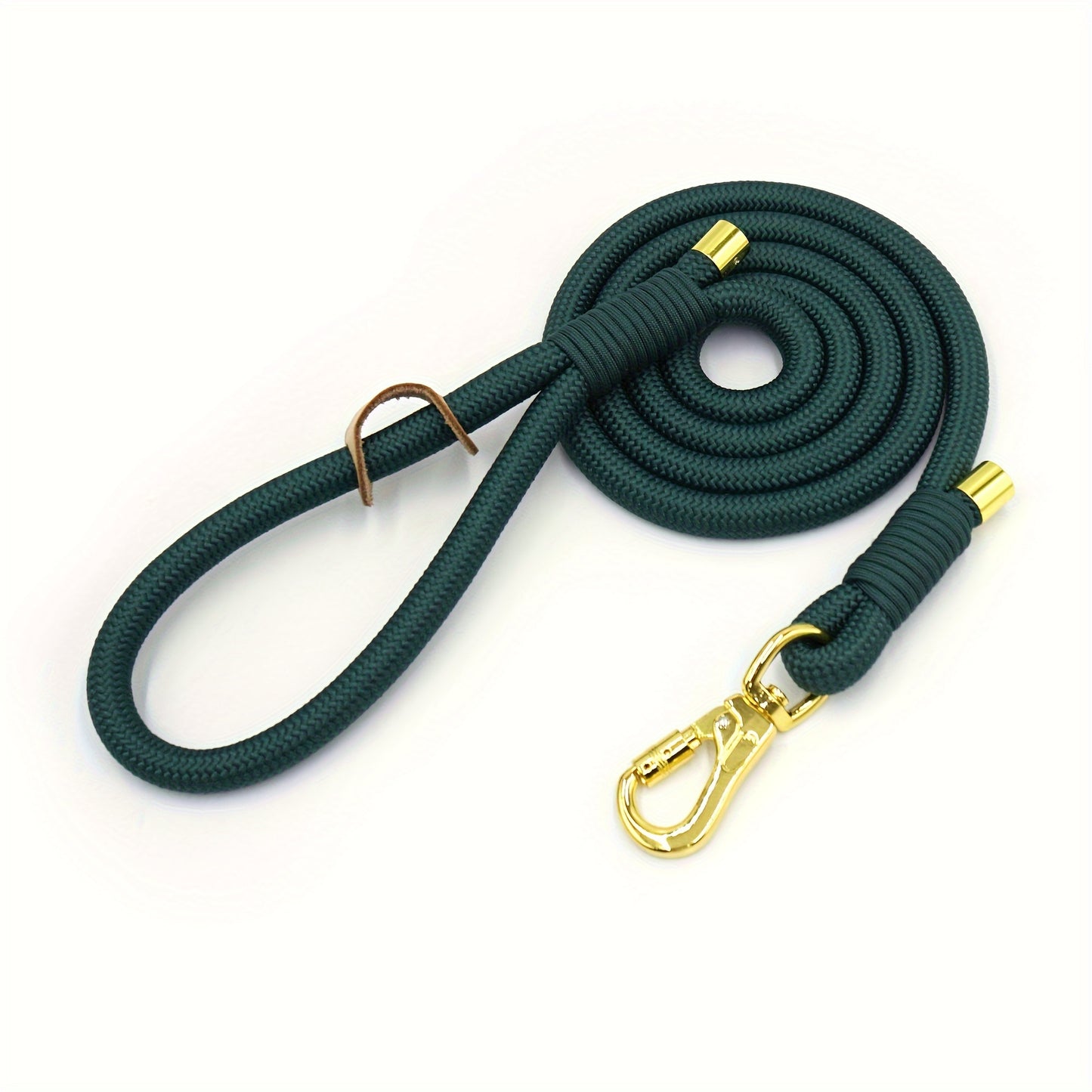 1 MIHA Heavy-Duty 5ft Woven Polyester Dog Leash & Lead - Solid Color Durable Outdoor Pet Training Leash, All-Weather Woven Fabric for Boys, Girls, Dogs & Bunnies (No Batteries Required) - Ideal Gift for dog Owners