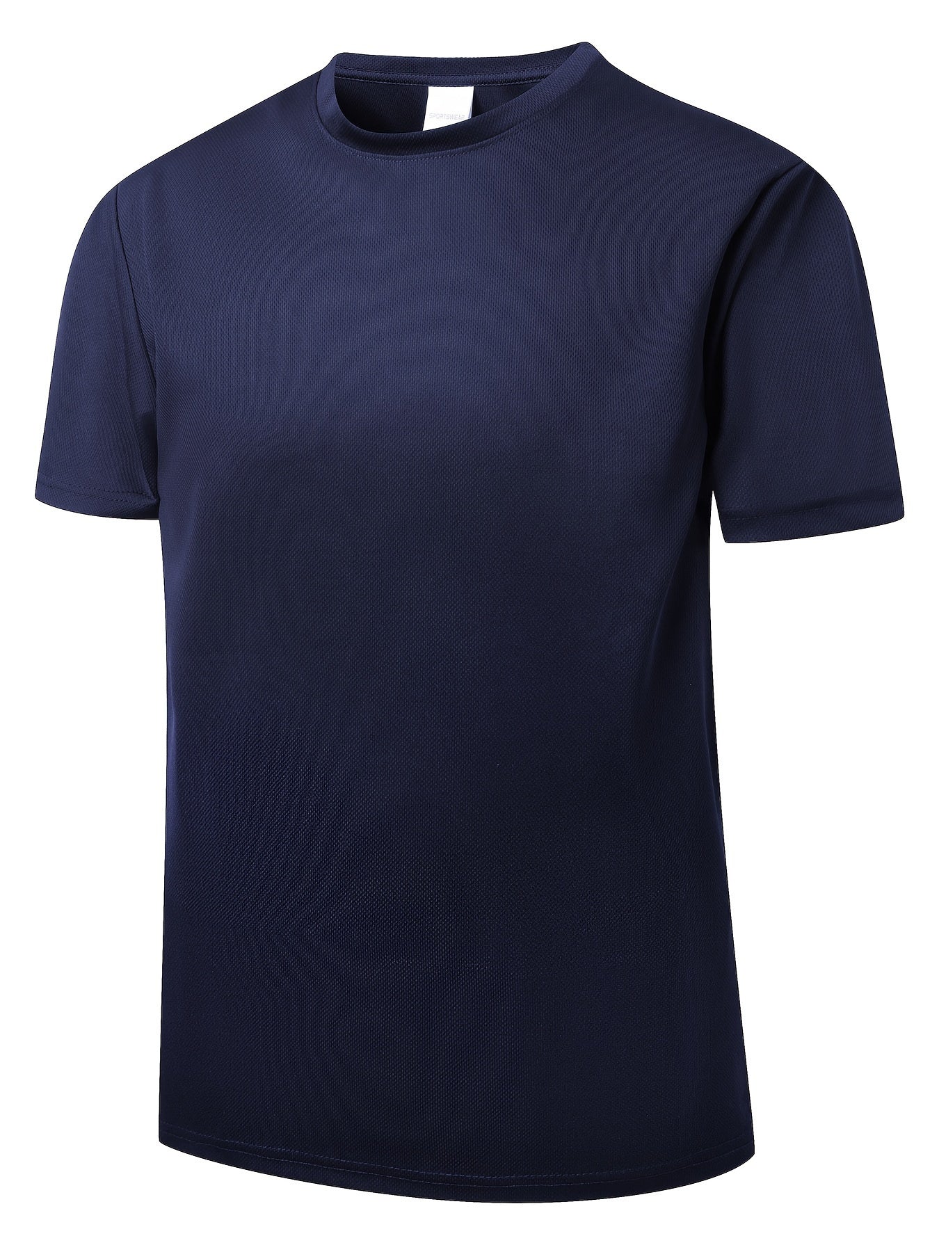 7pcs Men's Cotton Athletic T-Shirts - Comfortable, Moisture-Wicking Crew Neck Tees for Gym & Casual Wear, Perfect Gift Idea