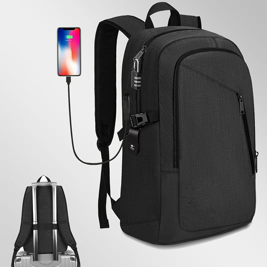 Anti Theft Slim Laptop Backpack With USB Charging Port For Men And Women Travel Everyday
