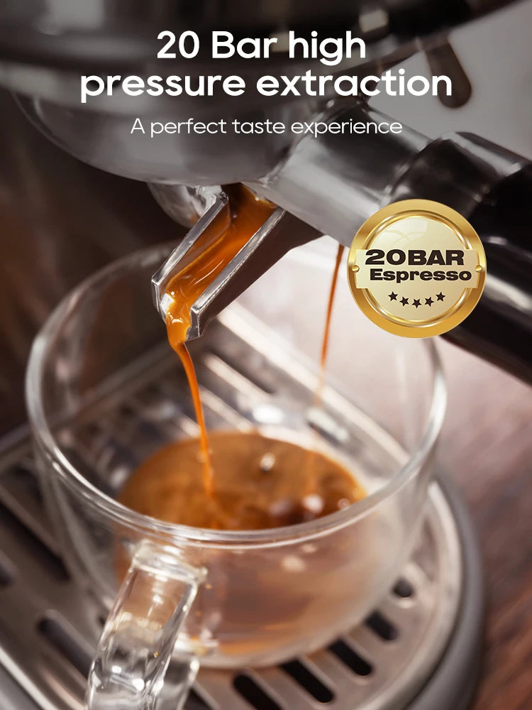 HiBREW H10B 20 Bar Semi Automatic Espresso Coffee Machine