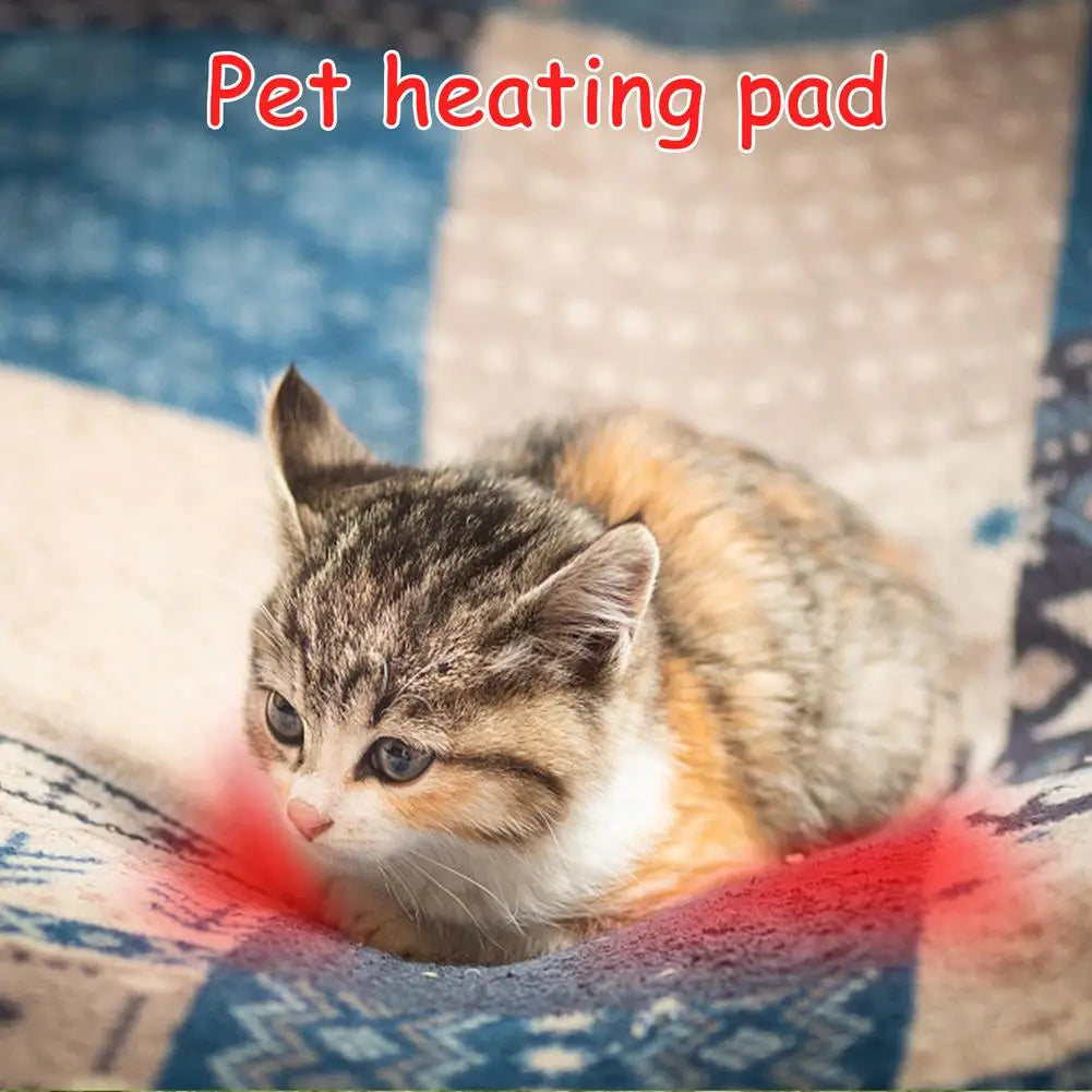 Pet USB Powered Heating Pad For Dogs And Cats Indoor Use Carbon Fiber Pad With Three Temperature Settings-A