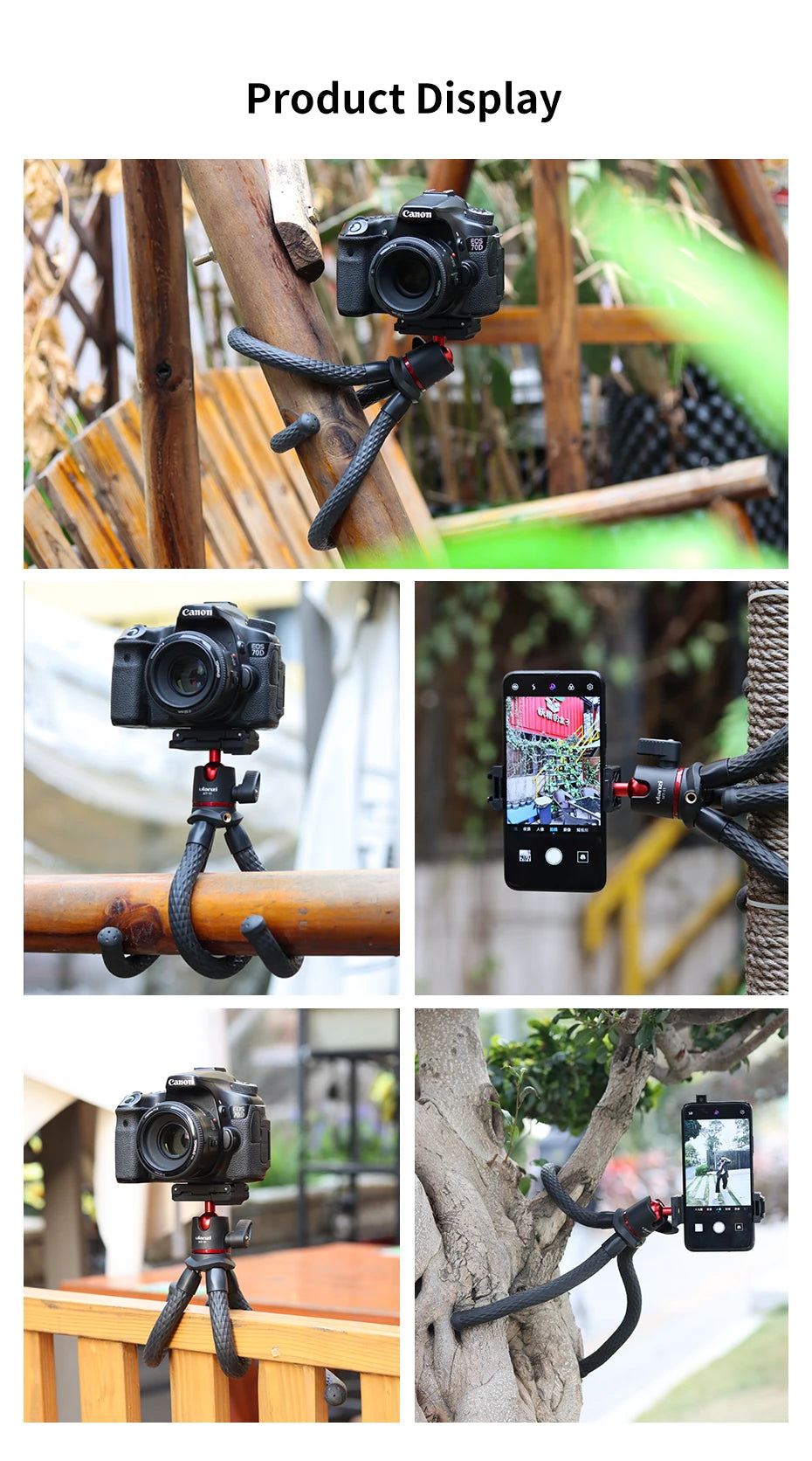 Ulanzi MT11 Flexible Tripod For Smartphone And DSLR Vlog 2 In 1