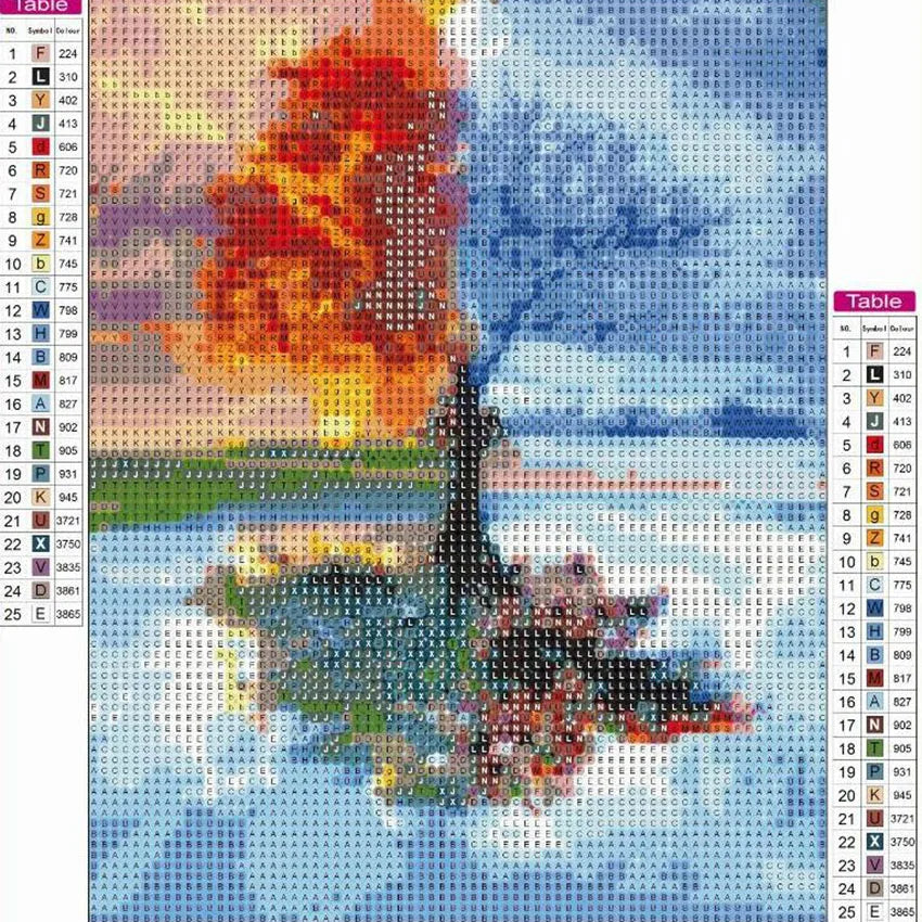 Siimoon 5D Diamond Painting German Shepherd Cross Stitch Kit A With Square Or Round Drills-A