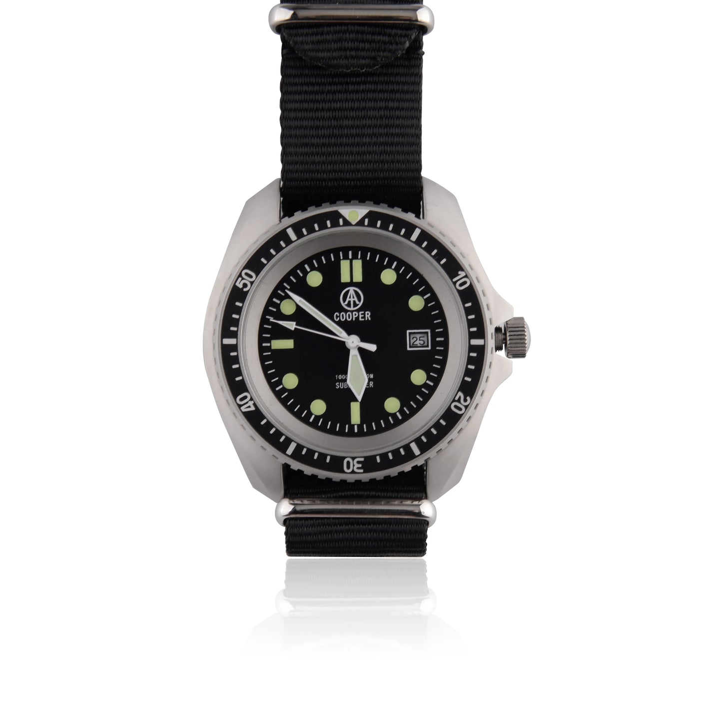 Qimei US Special Forces UDT Military Diver Watch SM8016A 300m Water Resistant Stainless Steel Case-A