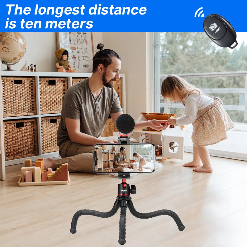 Ulanzi MT11 Flexible Tripod For Smartphone And DSLR Vlog 2 In 1