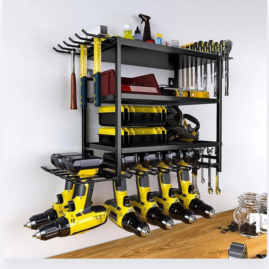 TWISTER.CK Power Tool Organizer Four Layer Wall Mounted Storage Rack