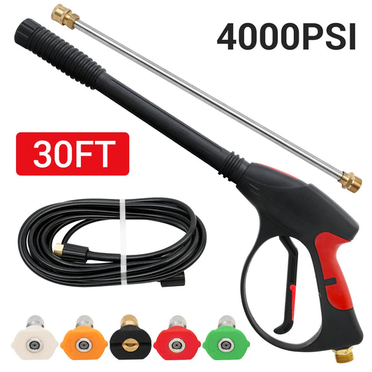 Power Washer Gun 4000 PSI With 5 Quick Connect Nozzles