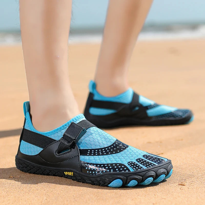 MAIJION Aqua Water Shoes Barefoot Beach Shoes For Men And Women Quick Dry Lightweight Non Slip Rubber Outsole-A