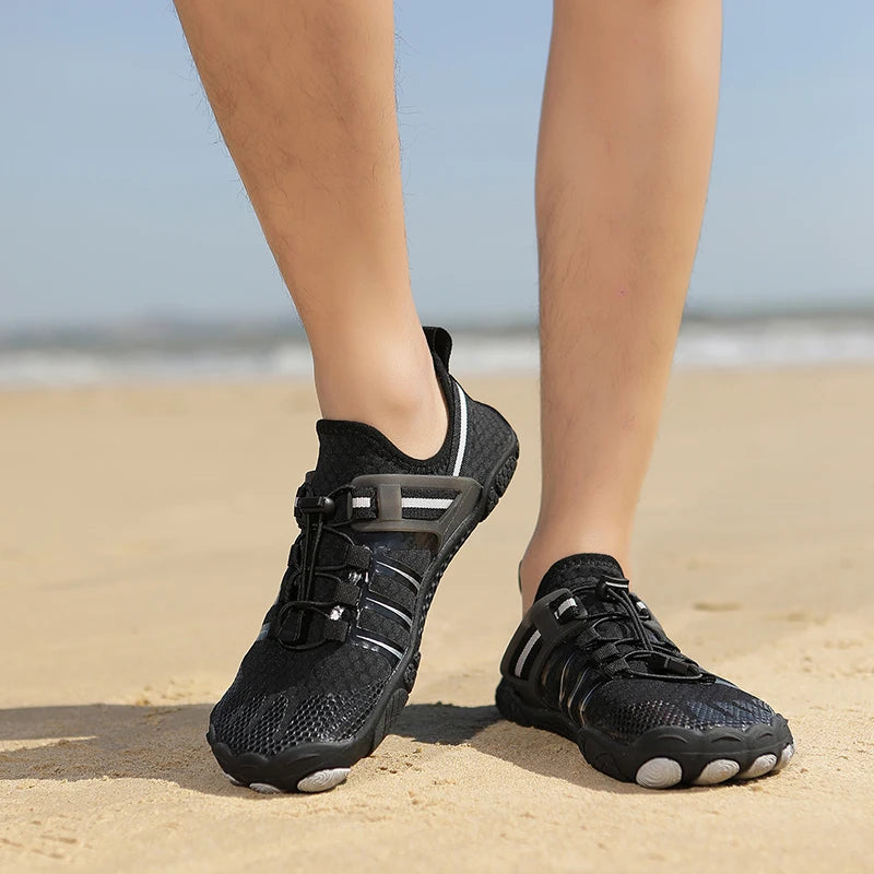 MAIJION Aqua Water Shoes Barefoot Beach Shoes For Men And Women Quick Dry Lightweight Non Slip Rubber Outsole-A