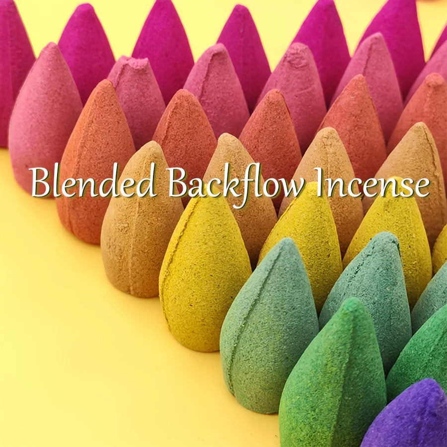 Backflow Incense 121 Pieces Mixed Fragrance Set For Home Use