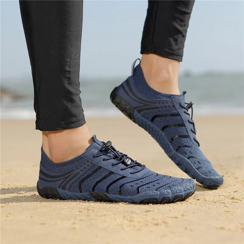 MAIJION Aqua Water Shoes Barefoot Beach Shoes For Men And Women Quick Dry Lightweight Non Slip Rubber Outsole-A