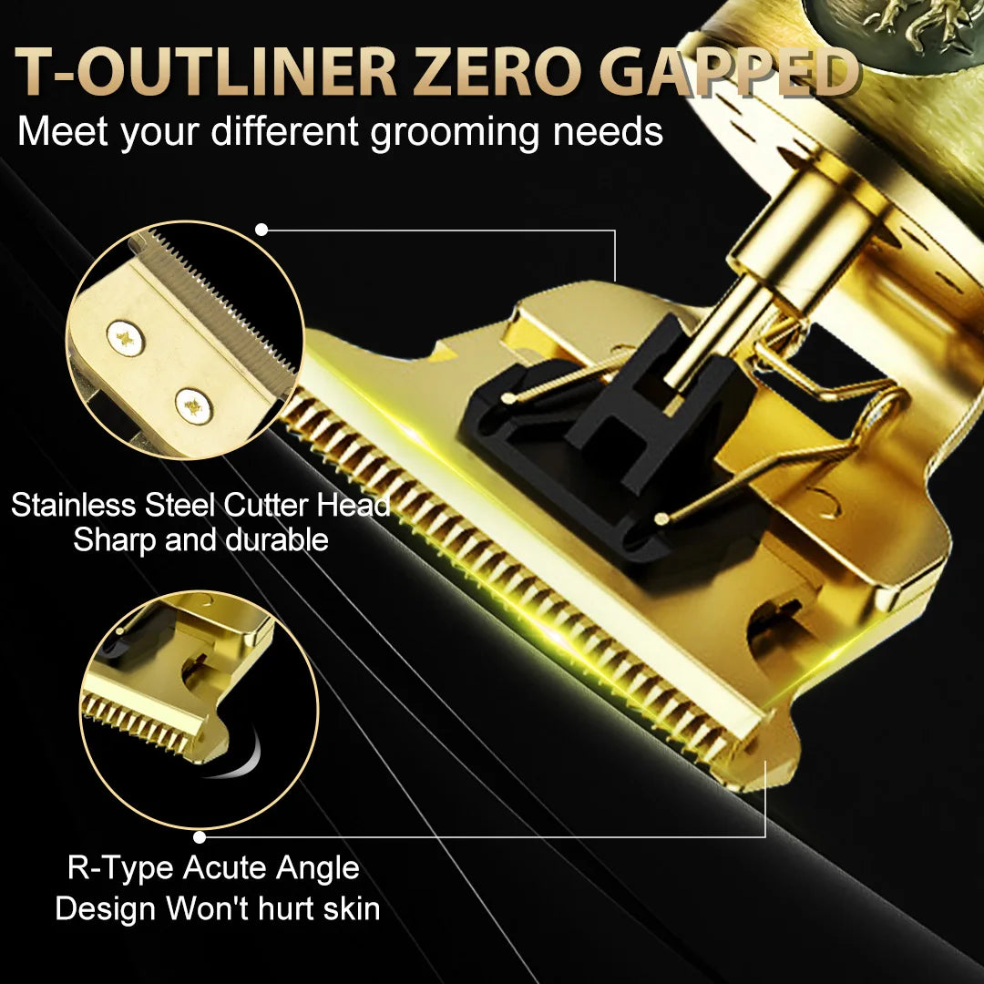 SEJOY Electric Hair Clipper Cordless Precision Trimmer For Men With 1200mAh Battery And 90 Minute Runtime-A