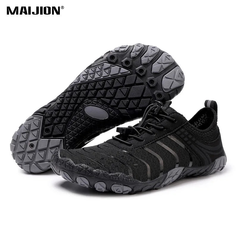MAIJION Aqua Water Shoes Barefoot Beach Shoes For Men And Women Quick Dry Lightweight Non Slip Rubber Outsole-A