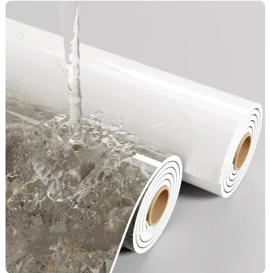 Marble Foam Tile Self Adhesive Wallpaper For Walls And Bathrooms Peel And Stick PVC Vinyl Moisture Resistant-A