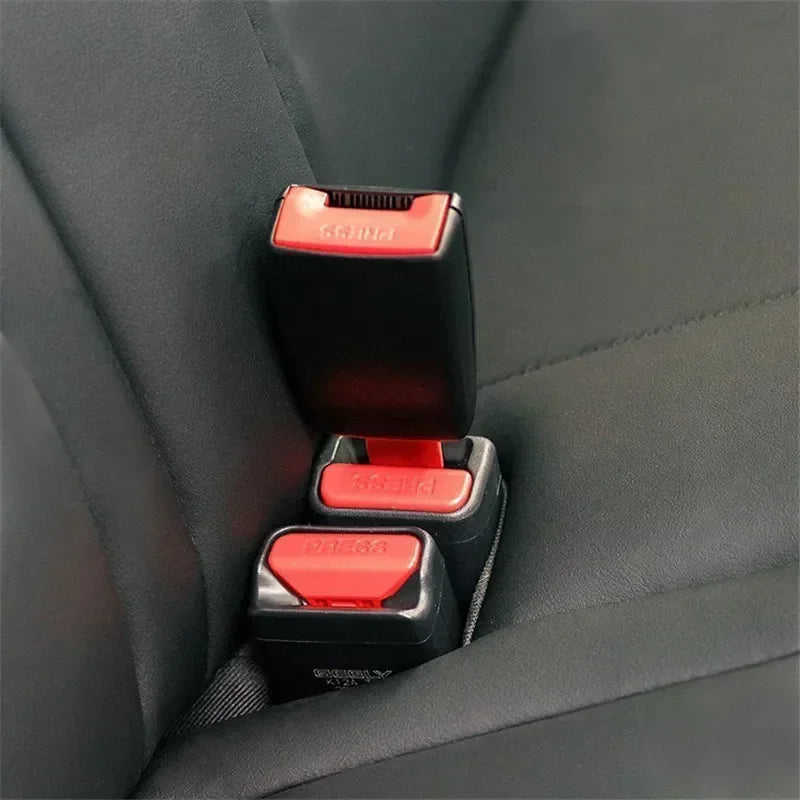 Car Seat Belt Clip Extension 2 Pack for Safer Travel and Easy Buckle Access in Cars and SUVs-A
