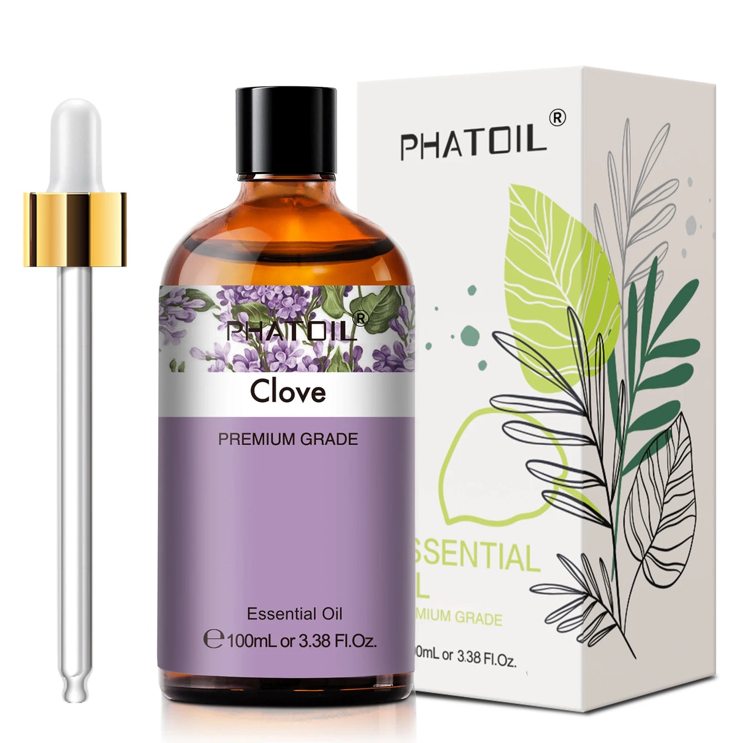PHATOIL Lavender Jasmine Vanilla Eucalyptus Pure Essential Oil For Diffuser