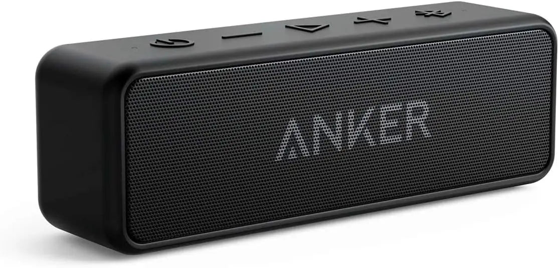 Anker Soundcore 2 Portable Bluetooth Speaker Waterproof IPX7 Refurbished With 24 Hours Playback-A