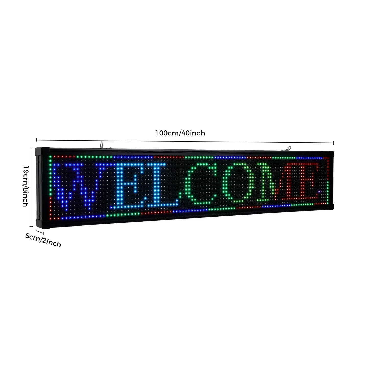 Led Scrolling Sign Board Programmable Advertising Display For Commercial Use