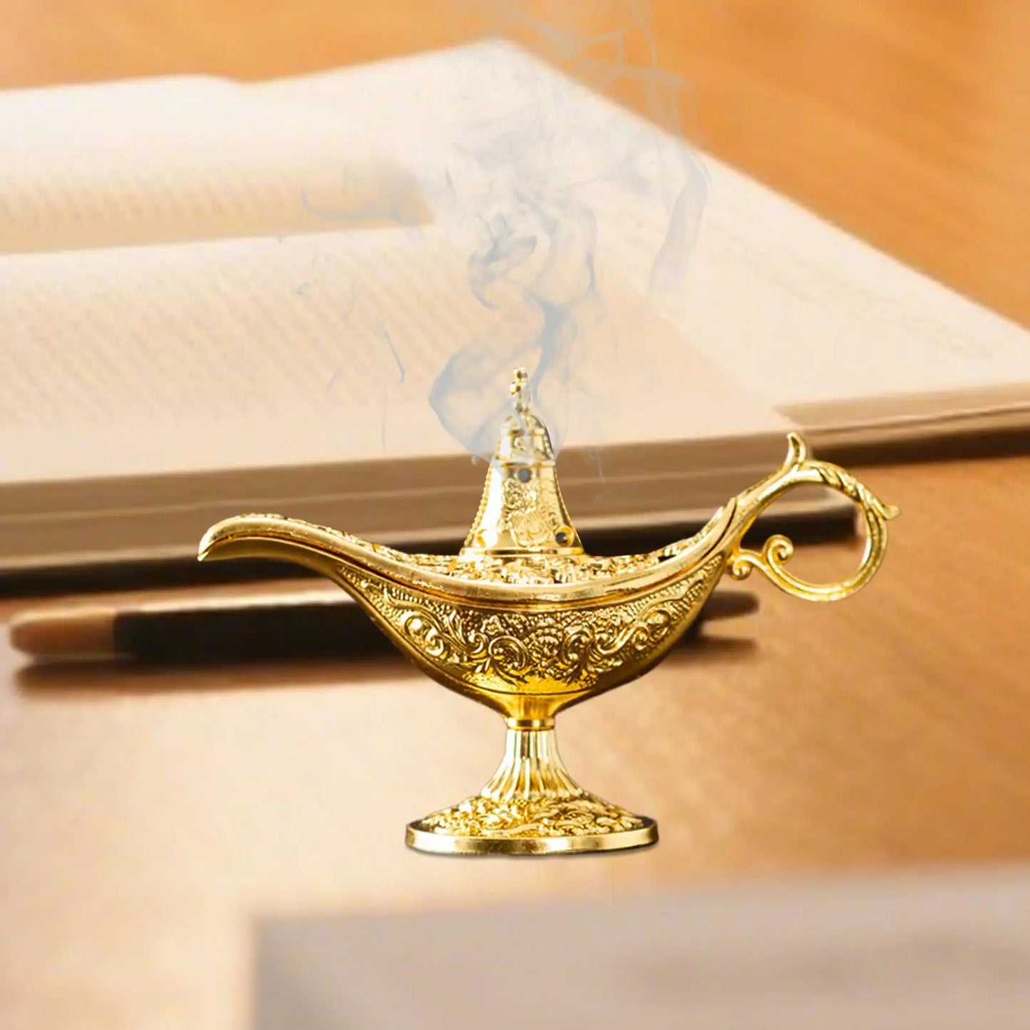 Stainless Steel Incense Burner Holder Hollow Out Ornament